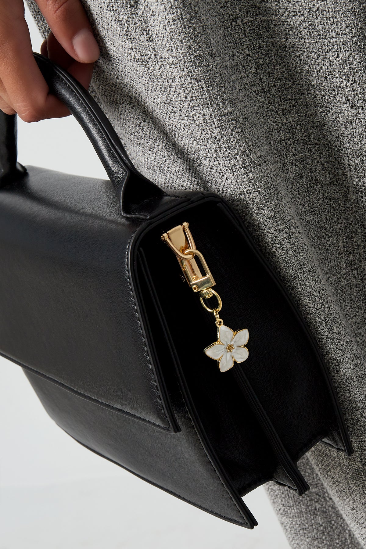 Bloom Bag Charm Pearl