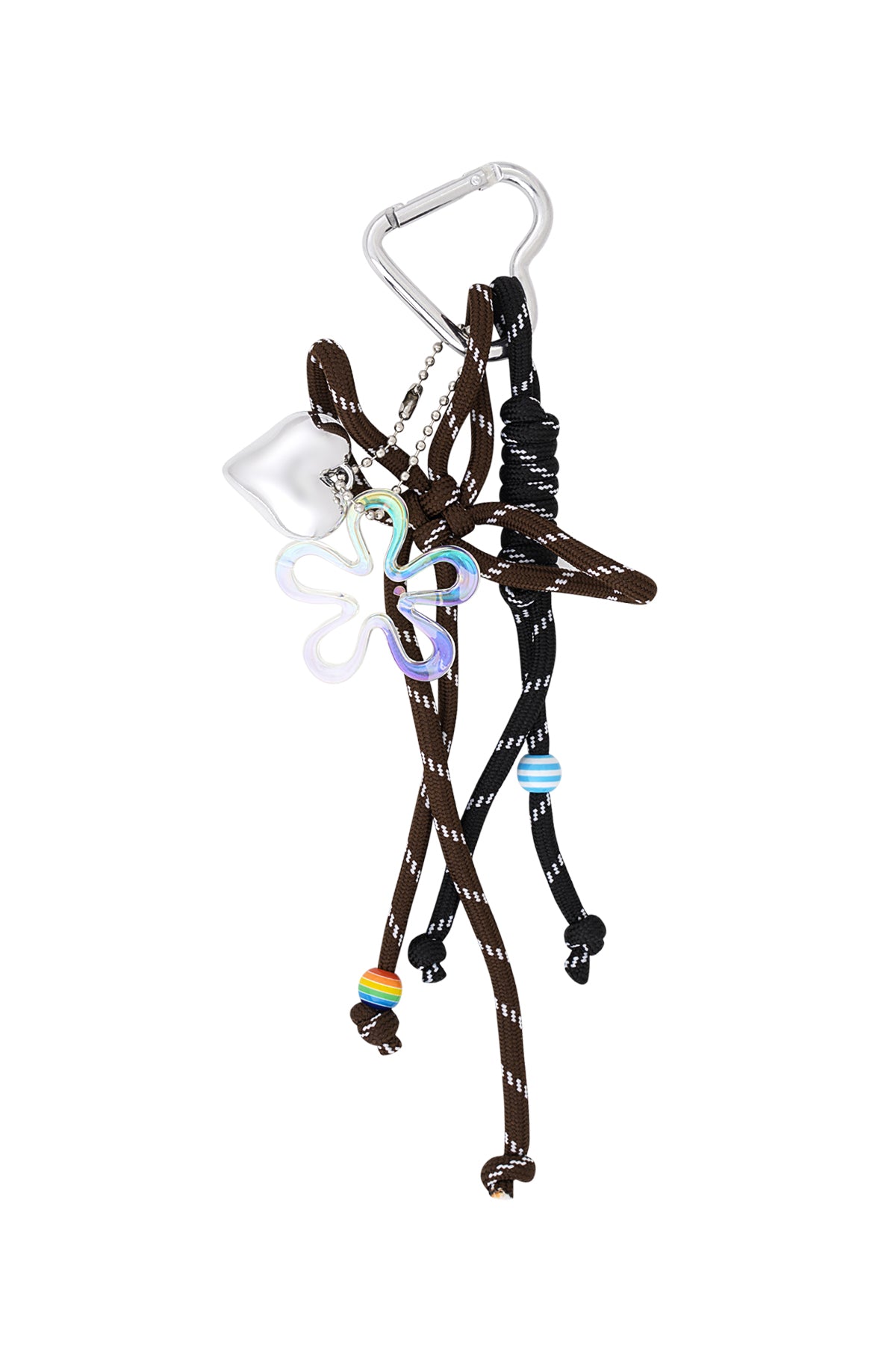 Rope Bag Charm Brown/Black