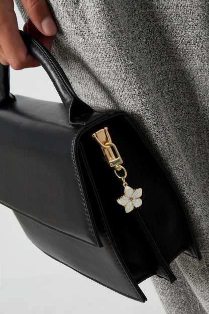 Bloom Bag Charm Pearl
