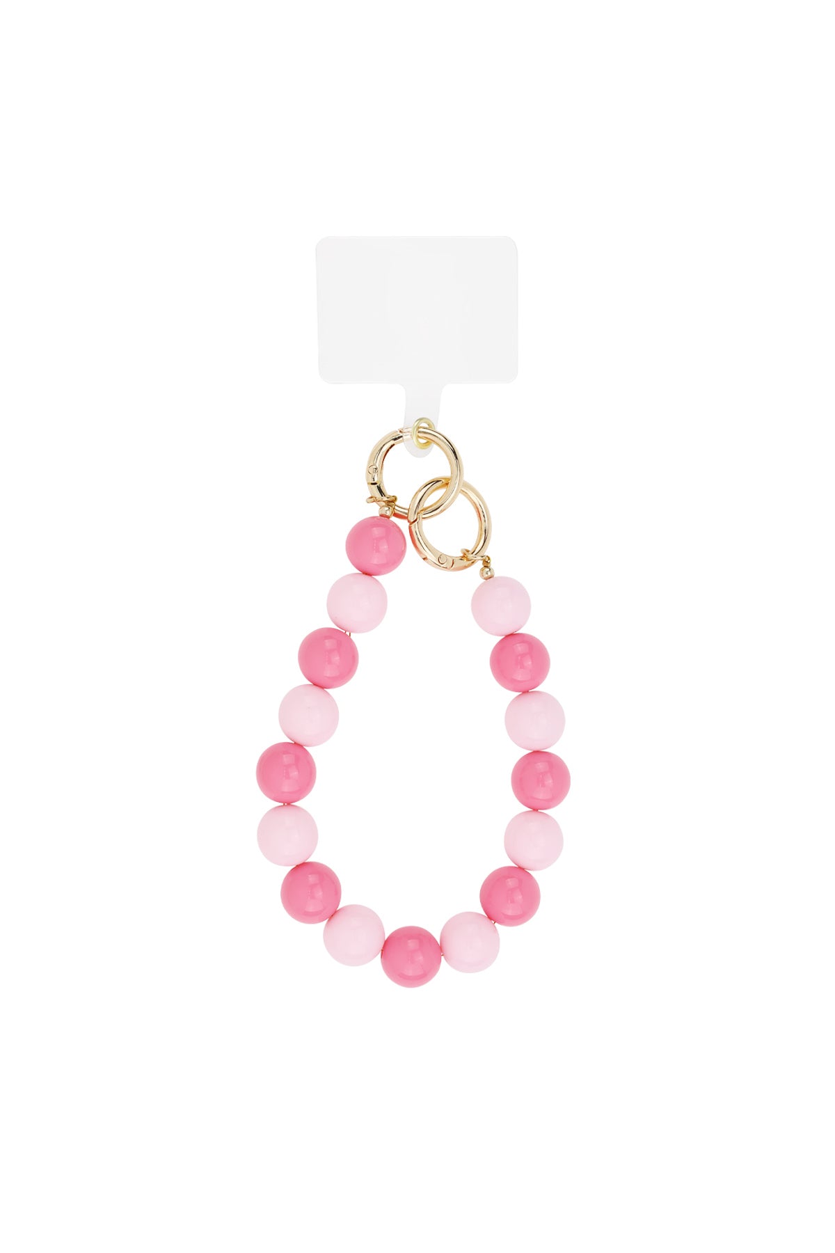 Bead Bag Charm Pink