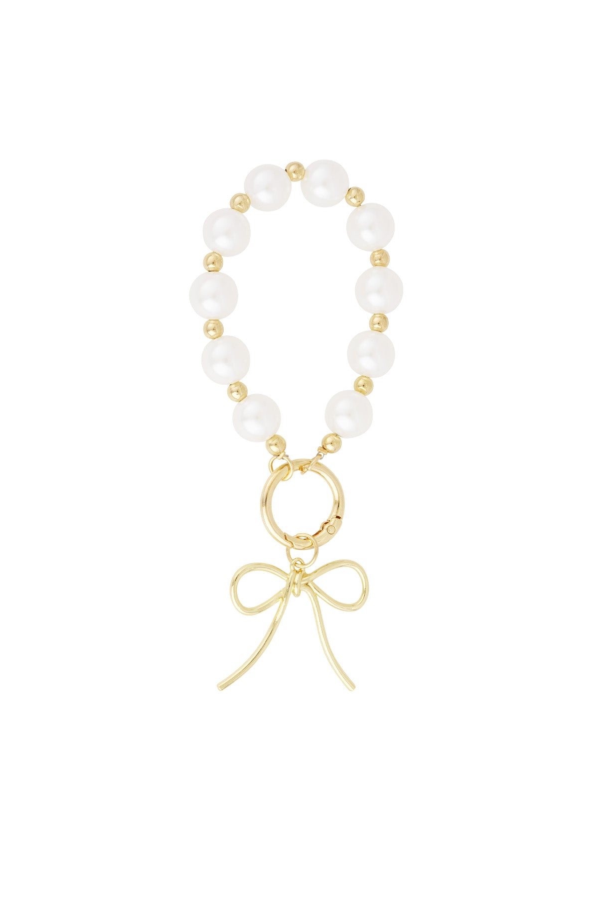 Bow Pearl Bag Charm