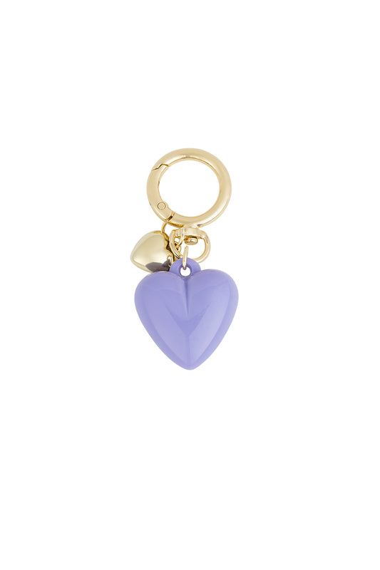 Purple Heart Bag Charm