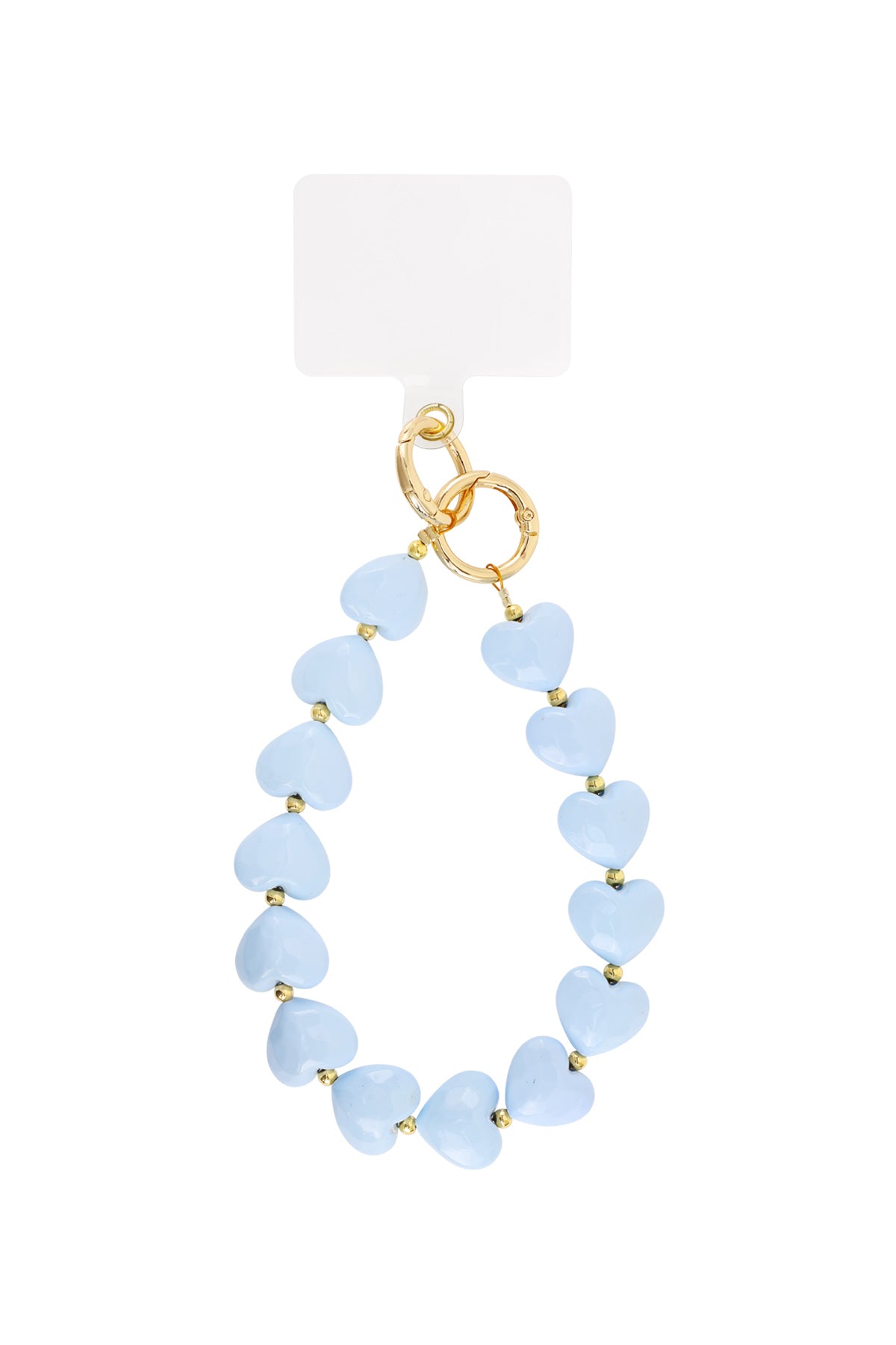 Blue Hearts Bag Charm
